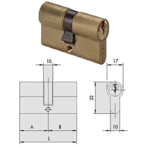 Cilindro a profilo europeo c2000 cisa 0g300