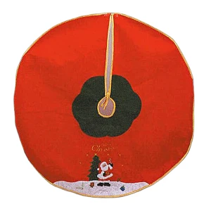Copribase feltro rosso/verde
