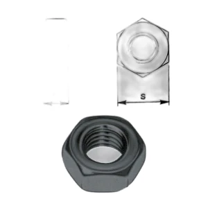 Dado esagonale acciaio uni 5588 din 934 cl.10 – Misura M12 × Misura 10 × Misura 19 (cf. 500 pz)