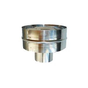 Dispersore a fissaggio parete per stufe pellet