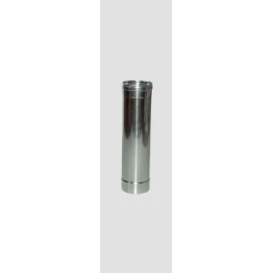 Tubo Diritto Inox AISI 304 per Stufe - Altezza 50 cm - Diametro 10 cm
