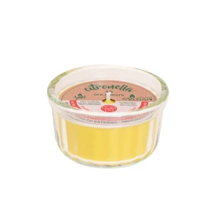 Fiaccola citronella vasetto in vetro