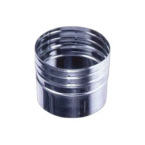 Giunto inox di collegamento flessibile /rigido con raccordo maschio