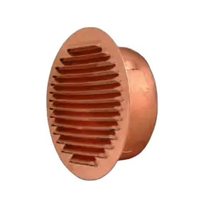 Griglia tonda di ventilazione da incasso in rame