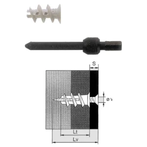 Inserto per tassello gk  fischer gkw