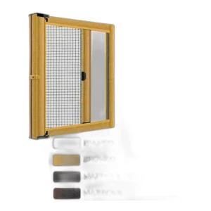 Kit zanzariera alluminio modulare – Dim. 160x170 × Largh. 160÷140 × Finitura bianco