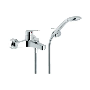 Miscelatore vasca con set doccia serie blues