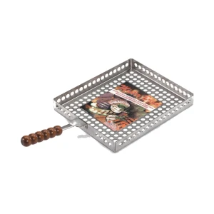 Padella forata inox pronto brace