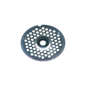 Piastra auto/affilante in acciaio inox per tritacarne elettrici tre spade e tritacarne reber manuali ed elettrici
