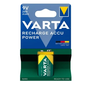 Pila ricaricabile  9v varta transistor