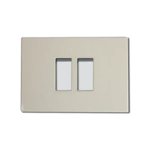 Placca resina 2 fori