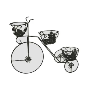 Portavaso ferro battuto "bicicletta"