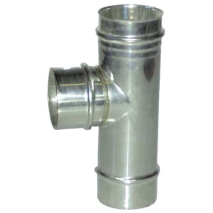 Raccordo a "t" a 90° f/mm acciaio inox aisi 316