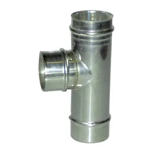 Raccordo a "t" a 90° f/mm acciaio inox aisi 316