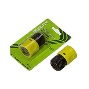 Raccordo portagomma a innesto rapido con acquastop
