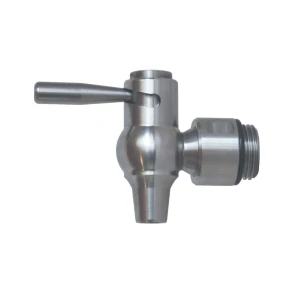 Rubinetto inox per fusti olio