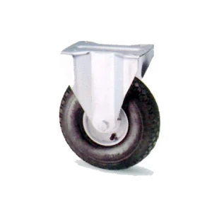Ruota pneumatica con base fissa per carrello a.54a