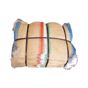 Sacco per patate rete cucito beige