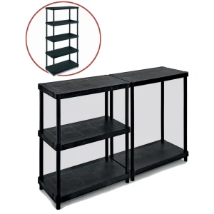 Scaffale plastica nero