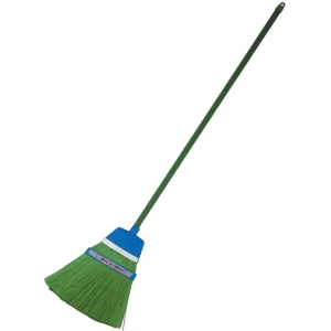 Scopa polipropilene verde con manico