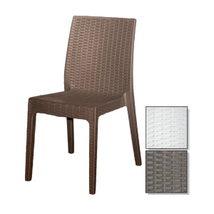 Sedia stile rattan selene