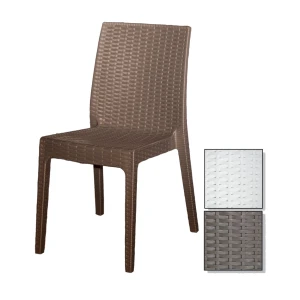 Sedia stile rattan selene