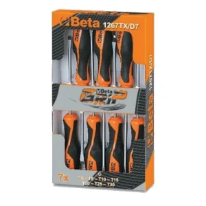 Serie giraviti torx con impugnatura grip beta 1267tx/d7