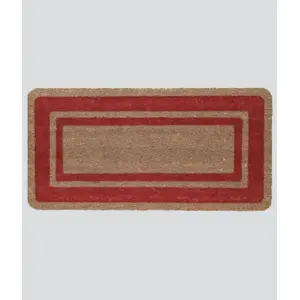 Zerbino velcoc bordo rosso