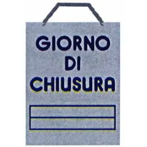 Targa varipol "giorno chiusura"