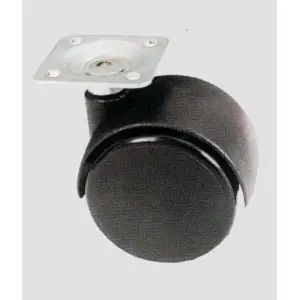 Ruota termoplastificata base in acciaio zincato girevole a.164