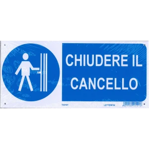 Cartello – Chiud/Cancel