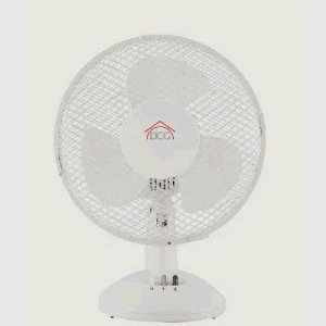Ventilatore tavolo dcg bianco d.25