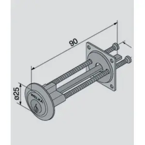 Cilindro welka applicare per ferroglietto