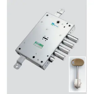 Serratura triplice a doppia mappa mottura a.52.571