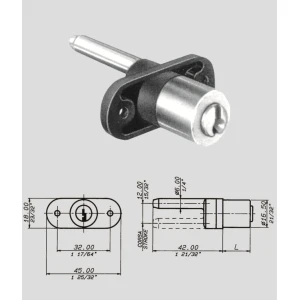 Cilindro per chiusura multipla meroni a.2133