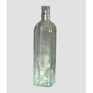 Bottiglia olio quadrata senza tappo – Capacità 10 cl × Vetro verde (cf. 54 pz)