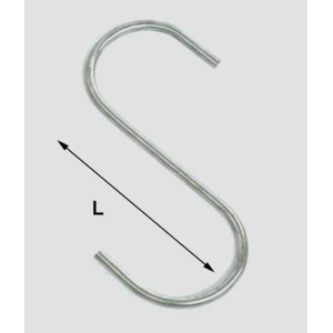 Gancio "s" multiuso acciaio zincato a.4090