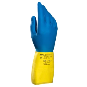 Guanto lattice mapa alto 405 giallo blu