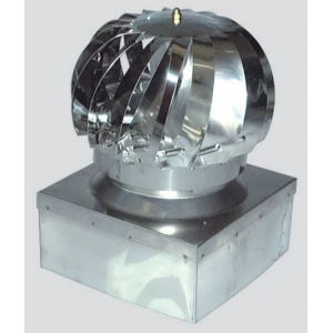 Fumaiolo girevole inox con base a cassetta
