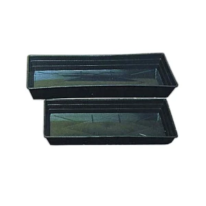 Sottocassetta plastica rettangolare verde