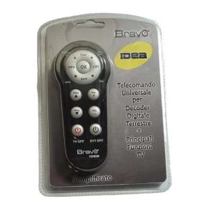Telecomando bravo idea universal semplificato