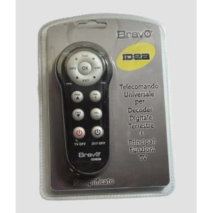 Telecomando bravo idea universal semplificato
