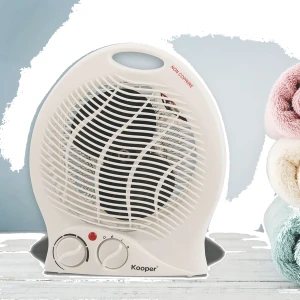 Termoventilatore bianco da tavolo kooper 2000w