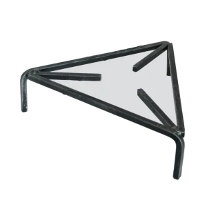 Treppiedi triangolare per focolare