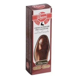 Tubetto crema scarpe ebano marrone