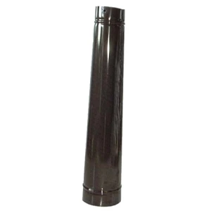 Tubo conico porcellanato nero