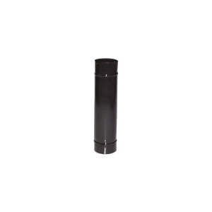 Tubo in lamiera porcellanata nero