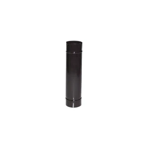 Tubo in lamiera porcellanata nero