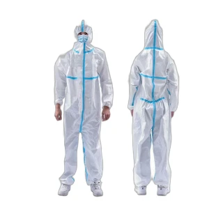 Tuta di protezione in polipropilene nastrata