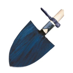 Vanga massa punta con manico legno e staffa